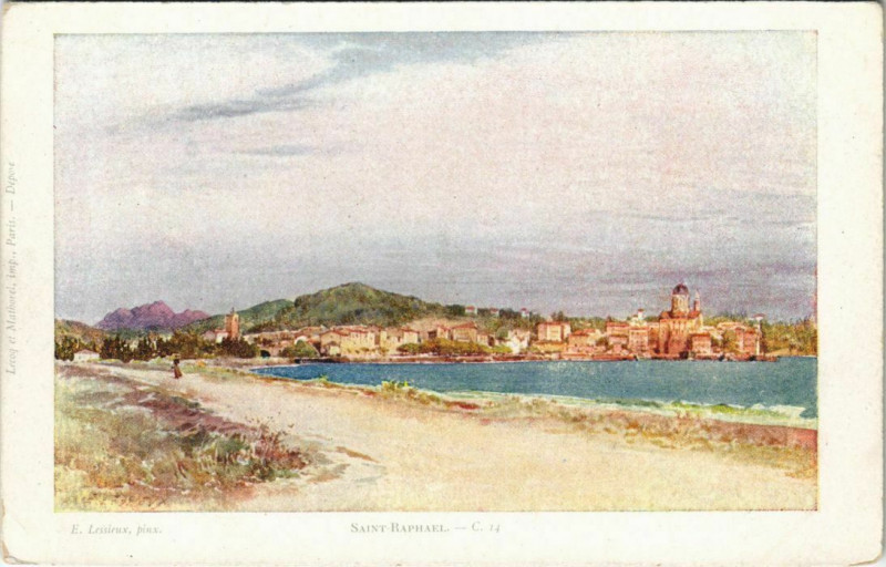 Carte postale ancienne Saint-Raphael France à Saint-Raphaël