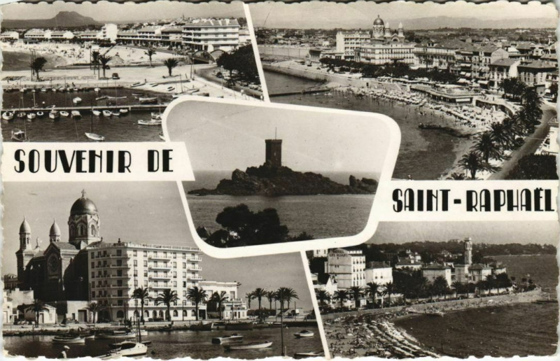 Carte postale ancienne Saint-Raphael Souvenir France à Saint-Raphaël
