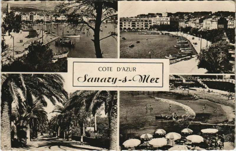 Carte postale ancienne Sanary-sur-Mer Souvenir France à Sanary-sur-Mer