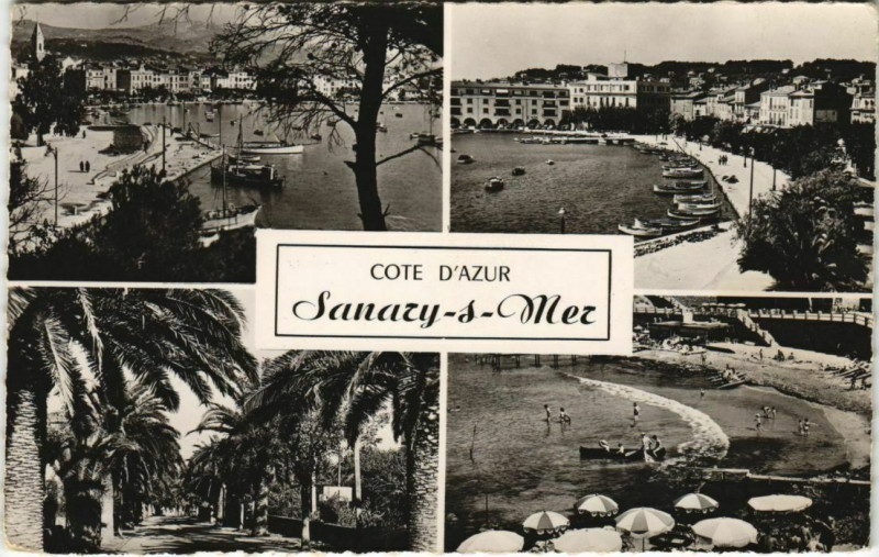 Carte postale ancienne Sanary-sur-Mer Souvenir France à Sanary-sur-Mer