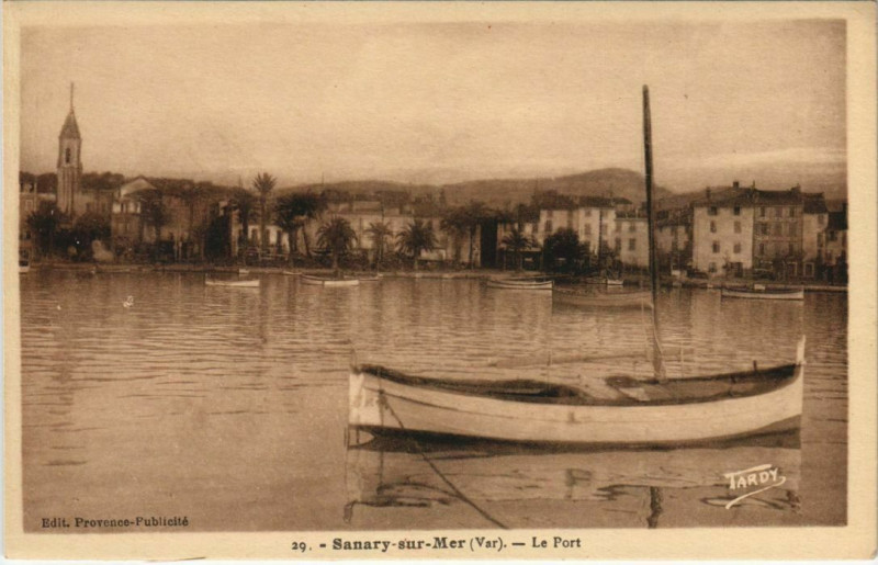 Carte postale ancienne Sanary-sur-Mer Le Port France à Sanary-sur-Mer