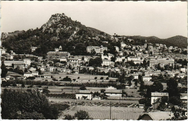 Carte postale ancienne Hyeres Vue Generale France à Hyères