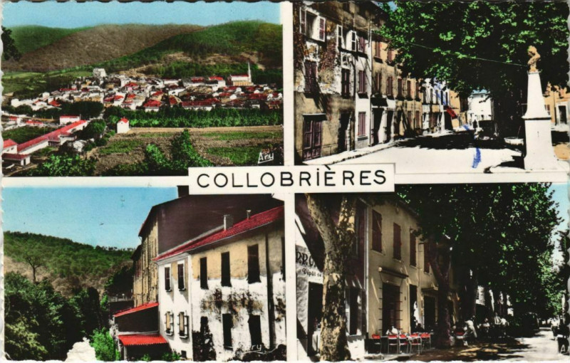 Carte postale ancienne Collobrieres Scenes à Collobrières