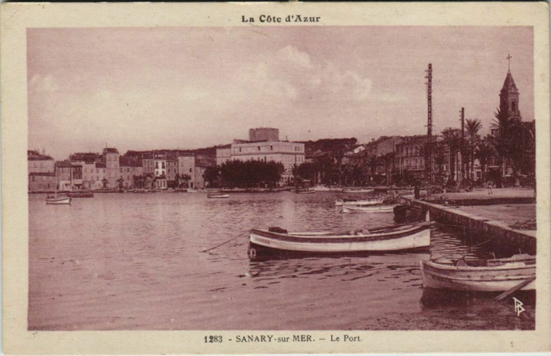 Carte postale ancienne Sanary-sur-Mer Le Port à Sanary-sur-Mer