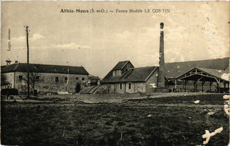 Carte postale ancienne Athis-Mons - Ferme Modele Le Contin à Athis-Mons