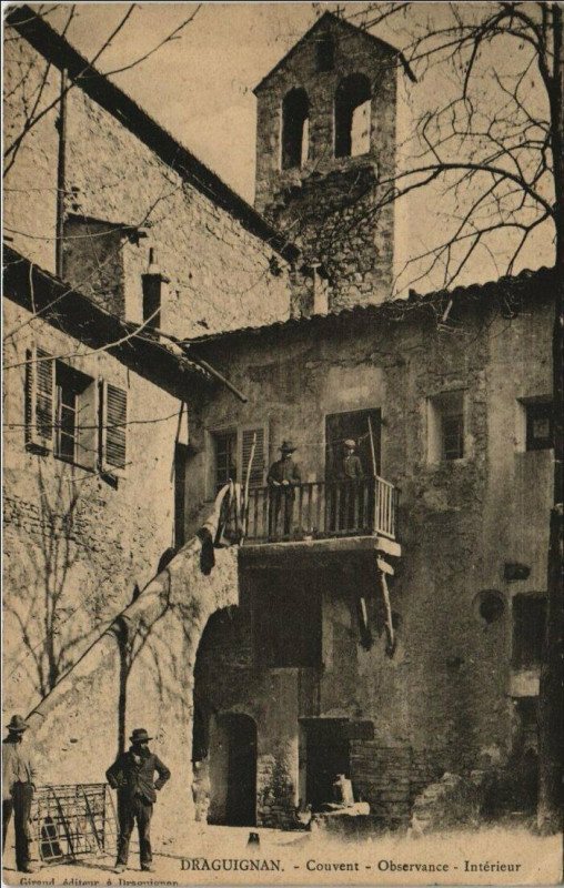 Carte postale ancienne Draguignan Couvent - Observance - Interieur à Draguignan