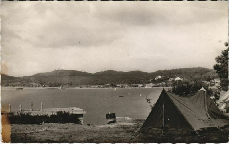 Carte postale ancienne Agay Camping de la Pinede