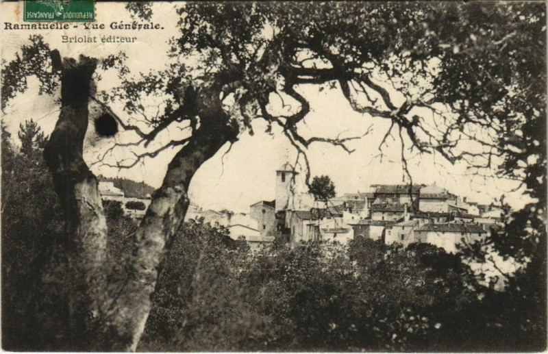 Carte postale ancienne Ramatuelle Vue Generale à Ramatuelle