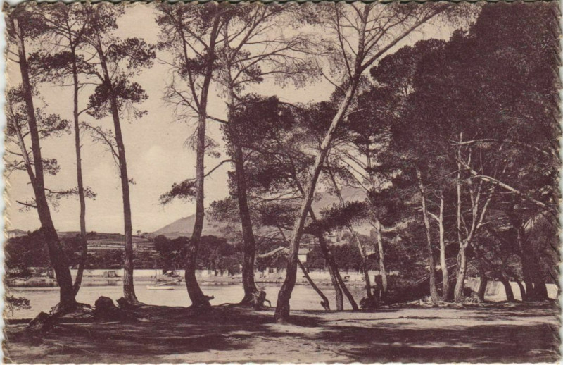 Carte postale ancienne Les Sablettes Pointe de Carqueiranne à Carqueiranne