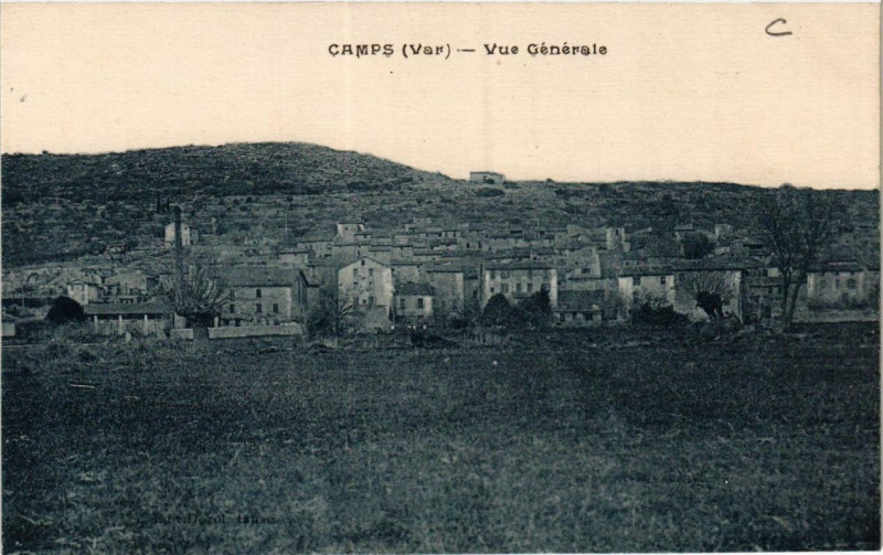 Carte postale ancienne Camps Vue générale