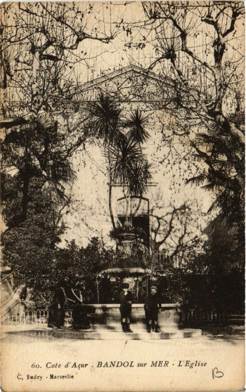 Carte postale ancienne Bandol - Bandol-sur-Mer - Eglise à Bandol