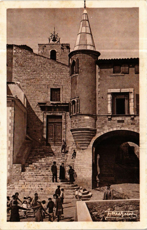 Carte postale ancienne Hyeres - Eglise Saint-Paul à Hyères