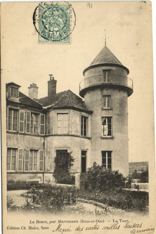 Carte postale ancienne La RONCE, par Marcoussis-La Tour à Marcoussis
