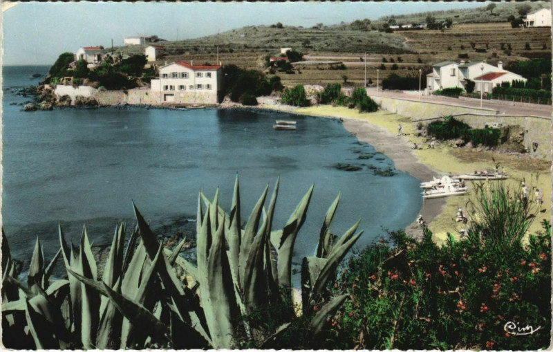 Carte postale ancienne Carqueiranne La Plage à Carqueiranne