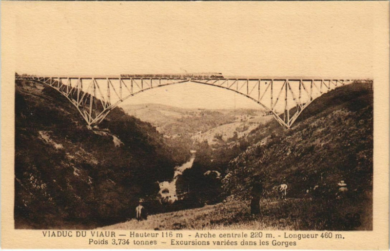 Carte postale ancienne Viaduc du Viaur