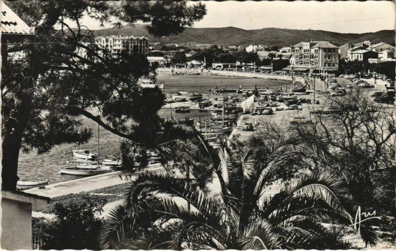 Carte postale ancienne Le Lavandou Vue Generale au Lavandou