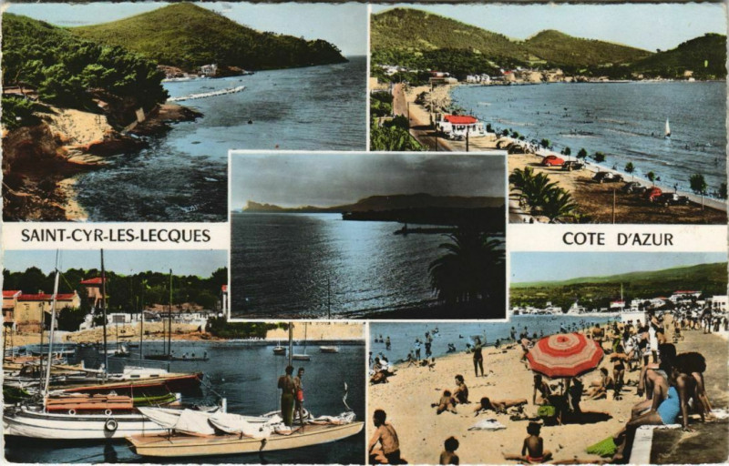 Carte postale ancienne Saint-Cyr-sur-Mer Les Lecques - Scenes à Saint-Cyr-sur-Mer