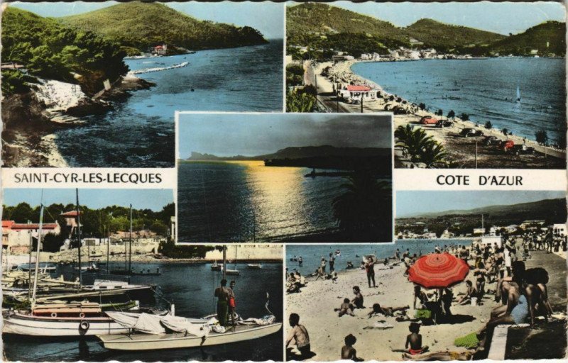 Carte postale ancienne Saint-Cyr-sur-Mer Les Lecques - Scenes à Saint-Cyr-sur-Mer