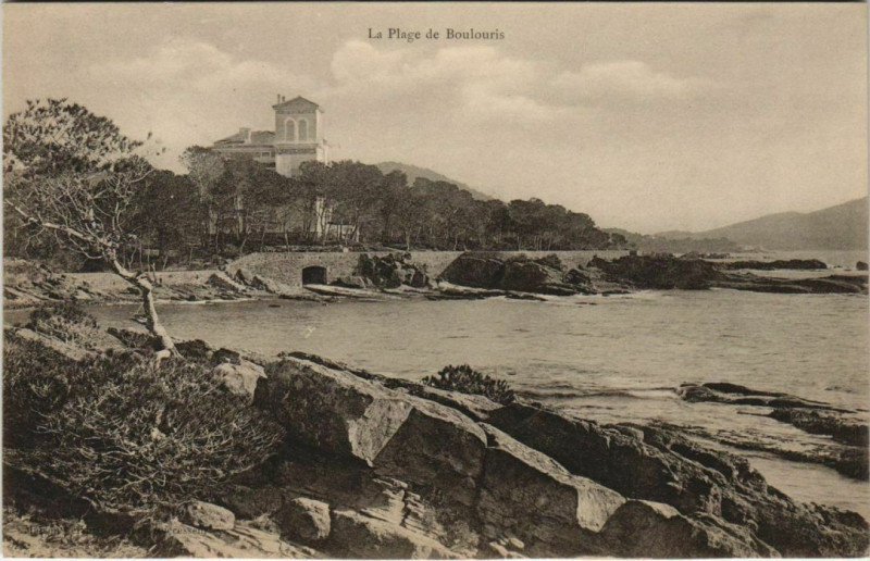 Carte postale ancienne Boulouris La Plage