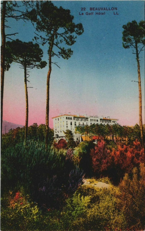 Carte postale ancienne Beauvallon Le Golf Hotel