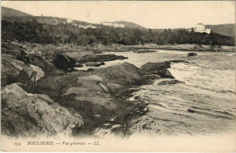 Carte postale ancienne Boulouris Vue Generale