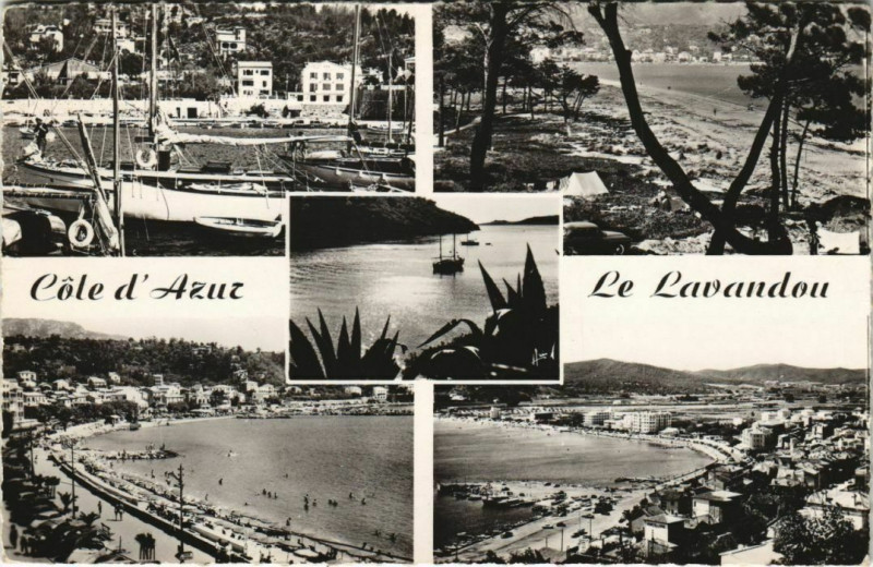 Carte postale ancienne Le Lavandou Scenes - Views au Lavandou