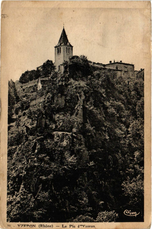 Carte postale ancienne Ytzeron - Le Pic d'Ytzeron
