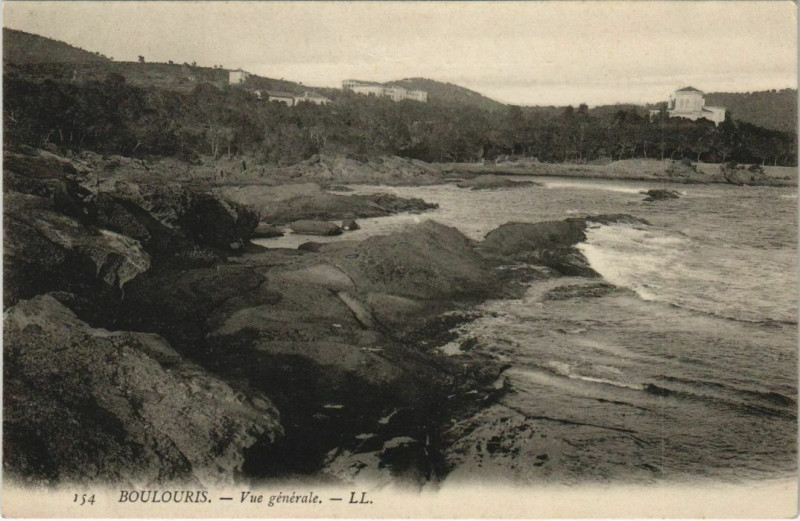 Carte postale ancienne Boulouris Vue Generale