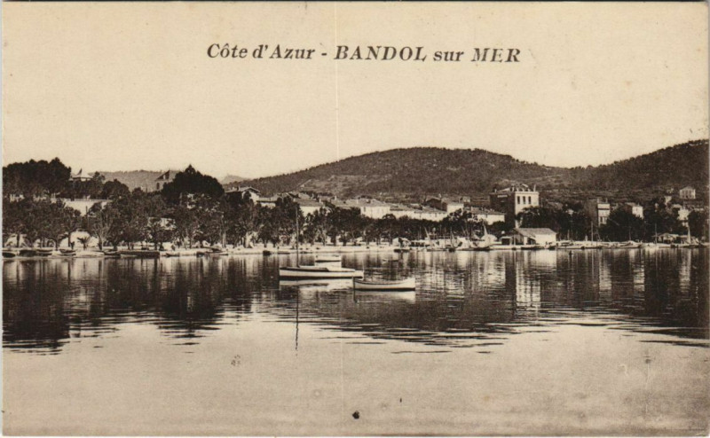 Carte postale ancienne Bandol France à Bandol