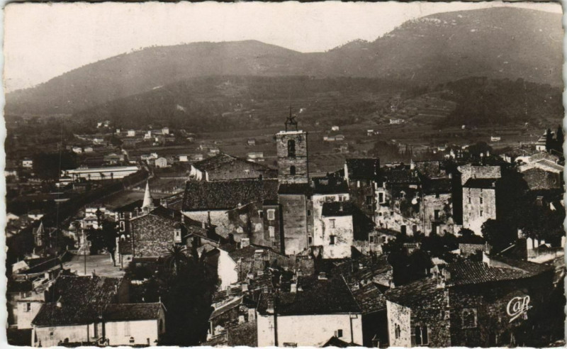 Carte postale ancienne Hyeres vue generale France à Hyères
