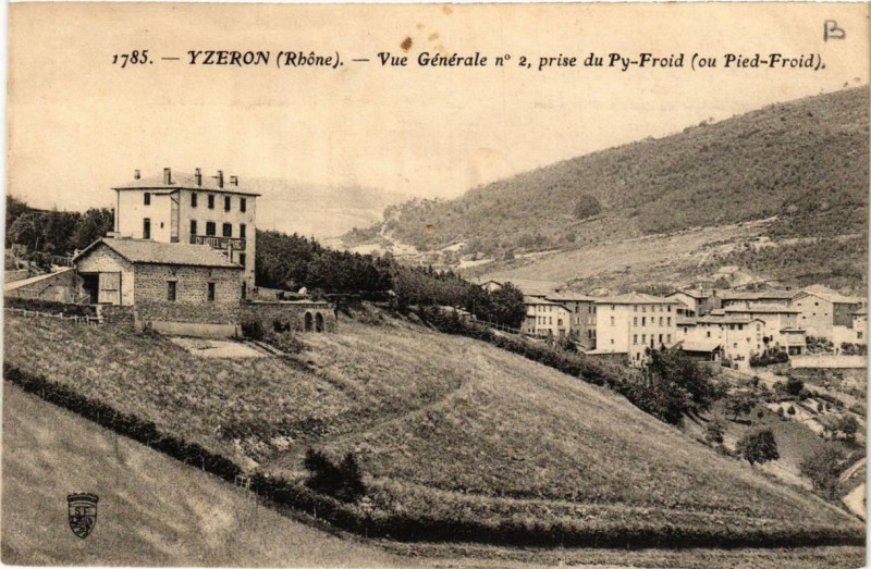 Carte postale ancienne Ytzeron Vue générale no 2, prise du Py-Froid