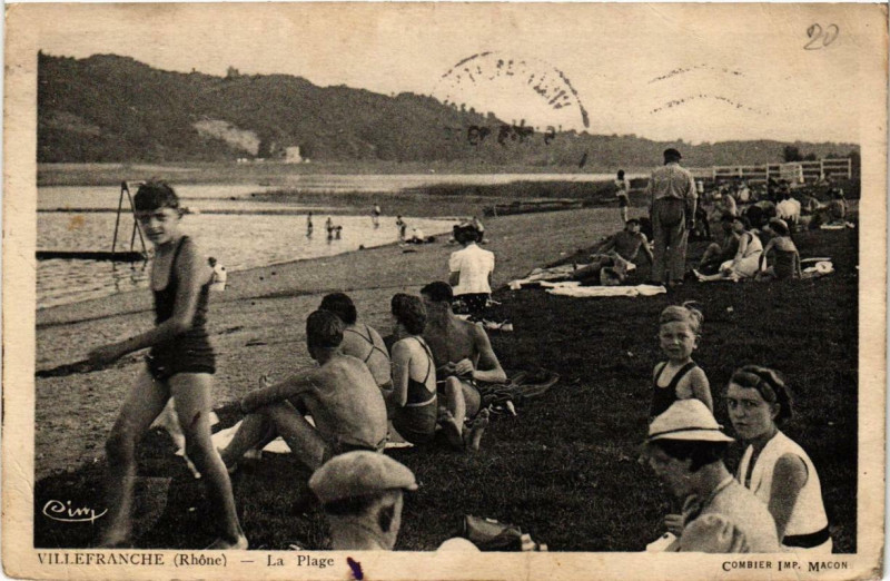 Carte postale ancienne Villefranche La Plage