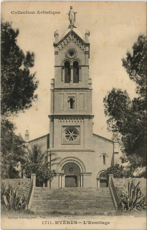 Carte postale ancienne Hyeres L'Ermitage France à Hyères