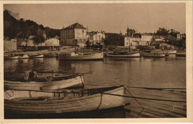 Carte postale ancienne Hyeres Porquerolles ,Panorama France à Hyères