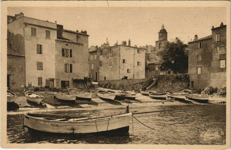 Carte postale ancienne Saint Tropez Le Port des Pecheurs France à Saint-Tropez