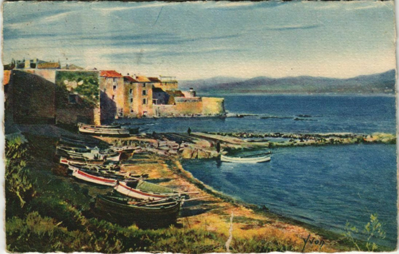 Carte postale ancienne Saint Tropez Port des pecheurs France à Saint-Tropez