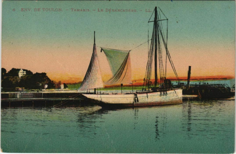 Carte postale ancienne Tamaris Le Debarcadere France