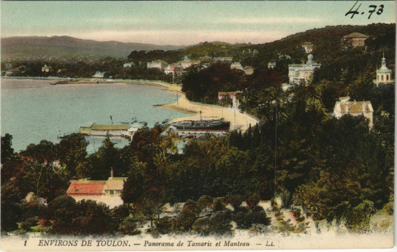 Carte postale ancienne Tamaris panorama France