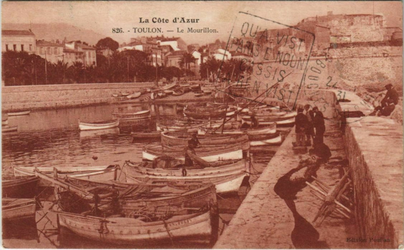 Carte postale ancienne Toulon Le Mourillon France à Toulon