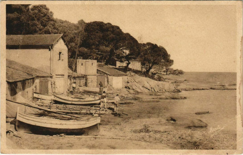Carte postale ancienne Le Lavandou Petit Fort a la Faviere France au Lavandou
