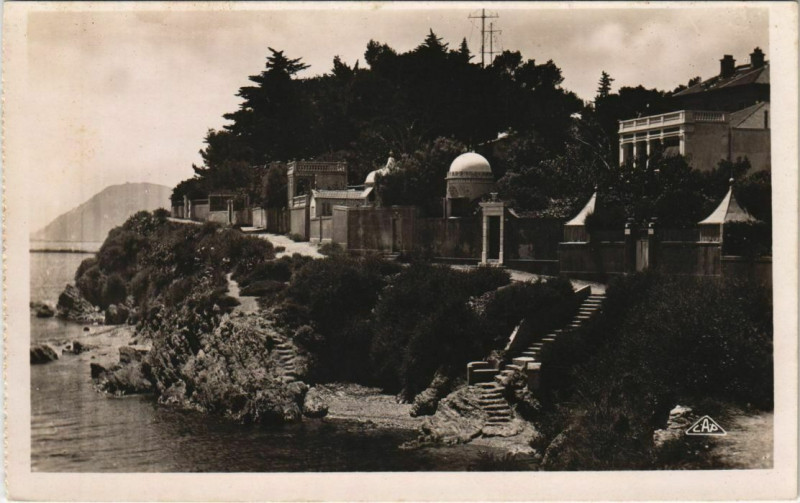 Carte postale ancienne Toulon Le Mourillon ,La Mitre France à Toulon