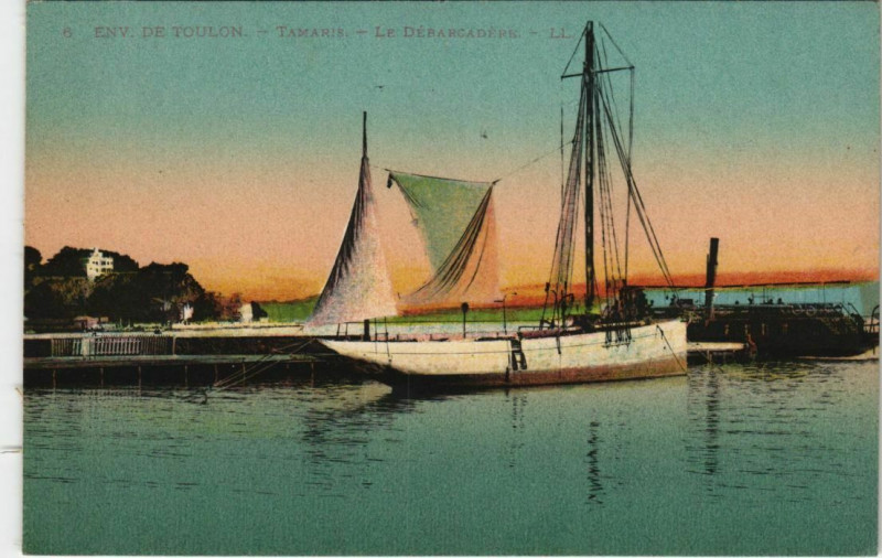 Carte postale ancienne Tamaris Le Debarcadere France