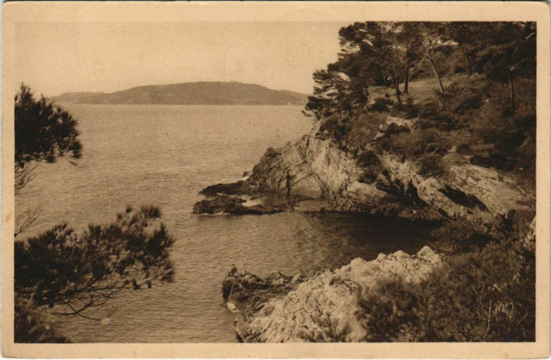 Carte postale ancienne Toulon Calanque du Cap Brun France à Toulon