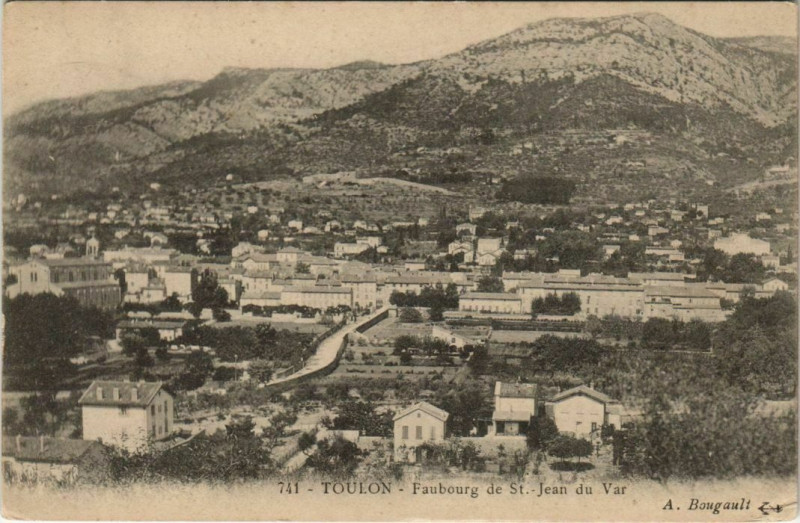 Carte postale ancienne Toulon Faubourg de St Jean du Var France à Toulon