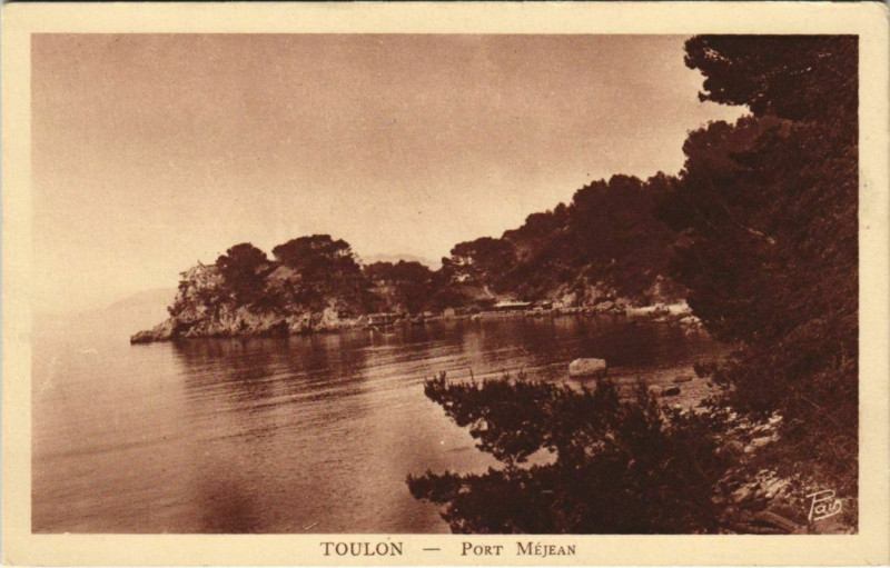 Carte postale ancienne Toulon Port Mejean France à Toulon