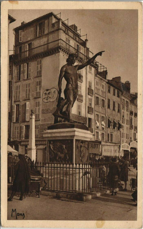 Carte postale ancienne Toulon Le Genie de la Navigation France à Toulon