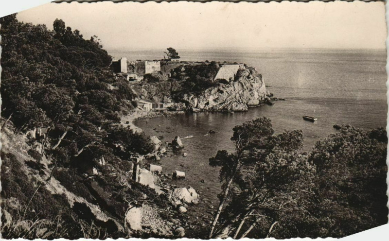 Carte postale ancienne Toulon Calanque de la Batterie Basse France à Toulon