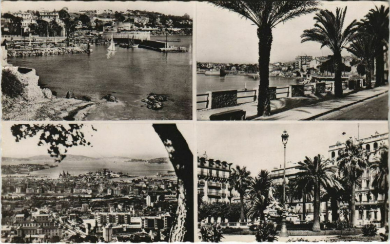 Carte postale ancienne Toulon souvenir France à Toulon