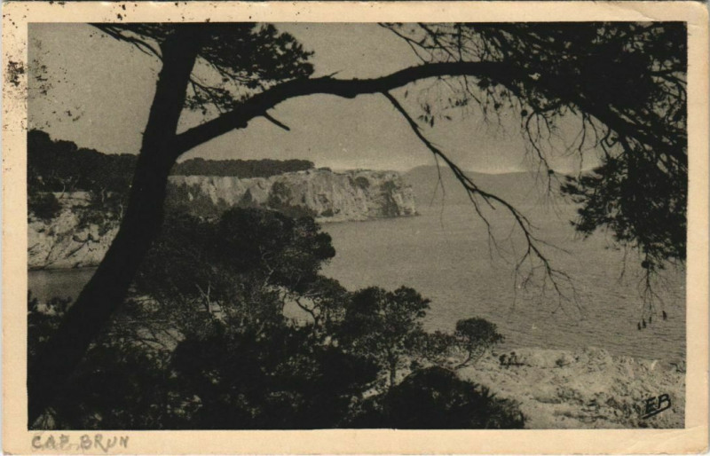 Carte postale ancienne Toulon Cap Brun France à Toulon
