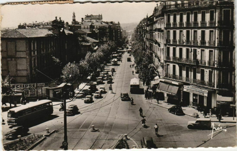 Carte postale ancienne Toulon Boulevard de Strasbourg France à Toulon